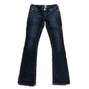 Maurices sz 3/4 L stonewashed jeans 33.5” inseam